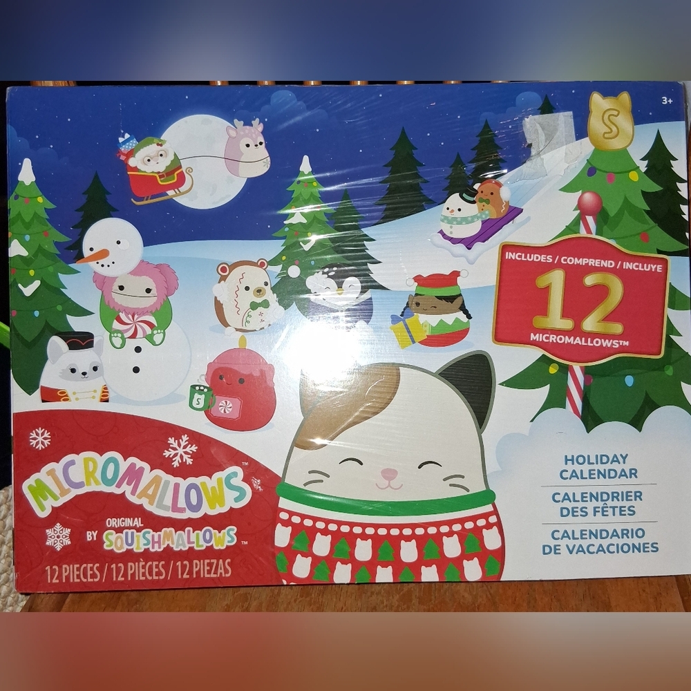 NEW Micromallows -Holiday Countdown Calendar by Squishmellows New in Box Advent